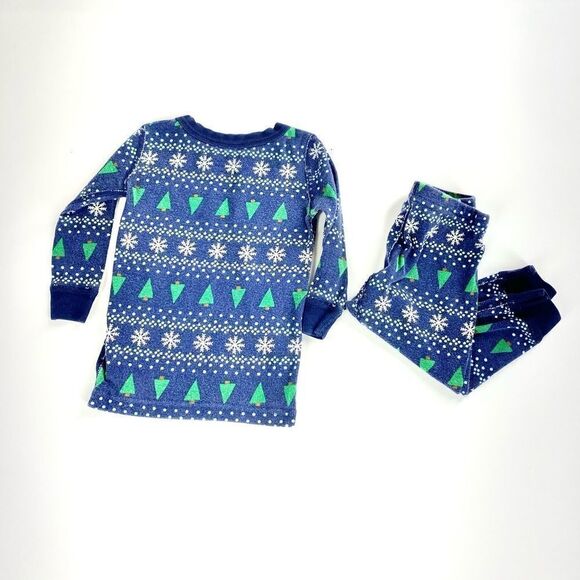 Hanna Andersson to the moon and back Christmas long John pajamas 18-24 - Picture 2 of 5